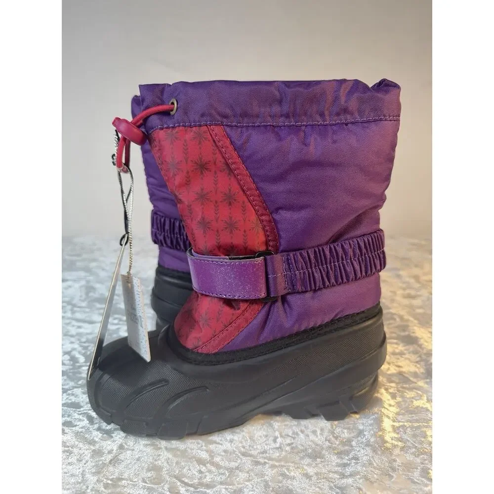 Sorel Disney Frozen‎ 2 Anna Snow Boots Girls US 12 Purple Waterproof NWT
